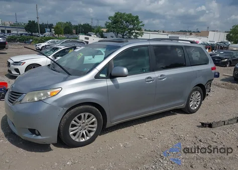 2011 Toyota Sienna Xle V6 из США, поврежденный, VIN 5TDYK3DCXBS133044